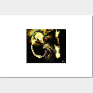 Liminal Light Creature [Digital Fantasy Figure Illustration] Posters and Art